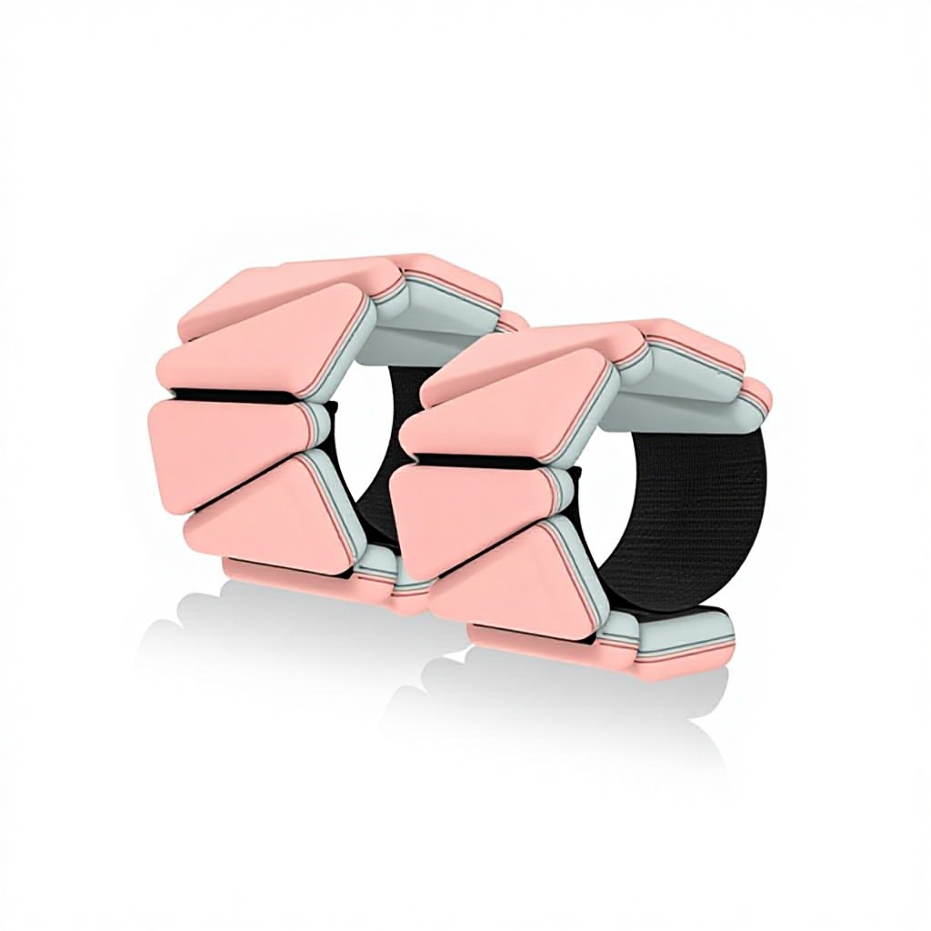 Ankle Weights - 맞춤 조절 가능한 사각형 레이스업 투톤