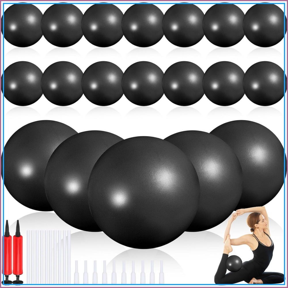 Yoga Fitness Class - 20개입 9인치 미니 요가볼 - 폭발
