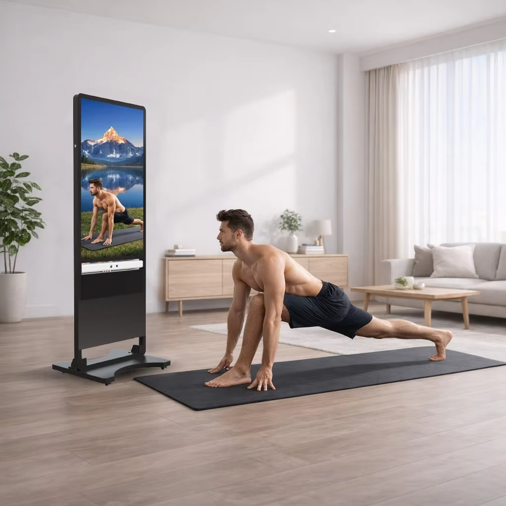 Yoga Fitness Hotel - 43인치 풀 HD 스마트 피트니스 미러,