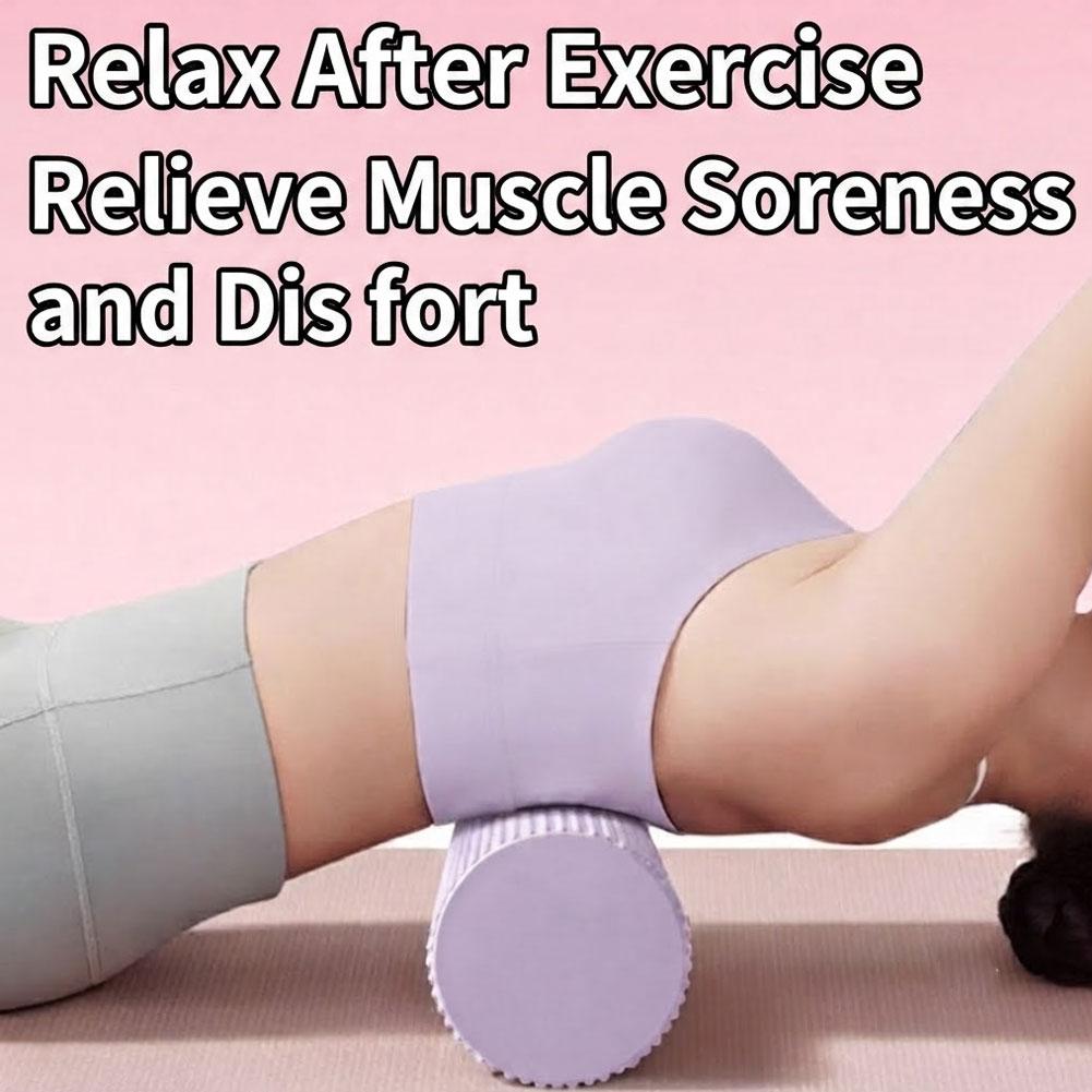 Yoga Fitness Exercises - 요가 폼 롤러 EVA 고밀도 요가