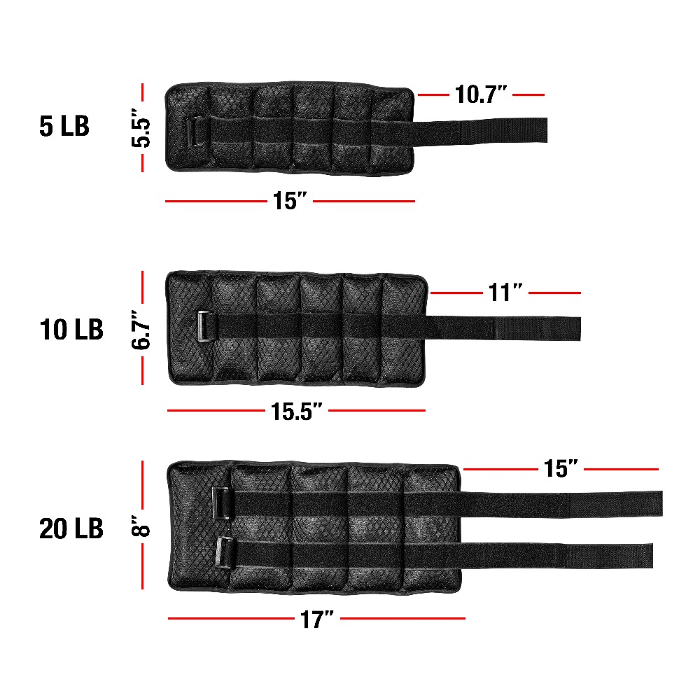 연료 순환 성능을 위한 유니섹스 조절식 손목/발목 웨이 - Ankle Weights 리뷰 및 가격