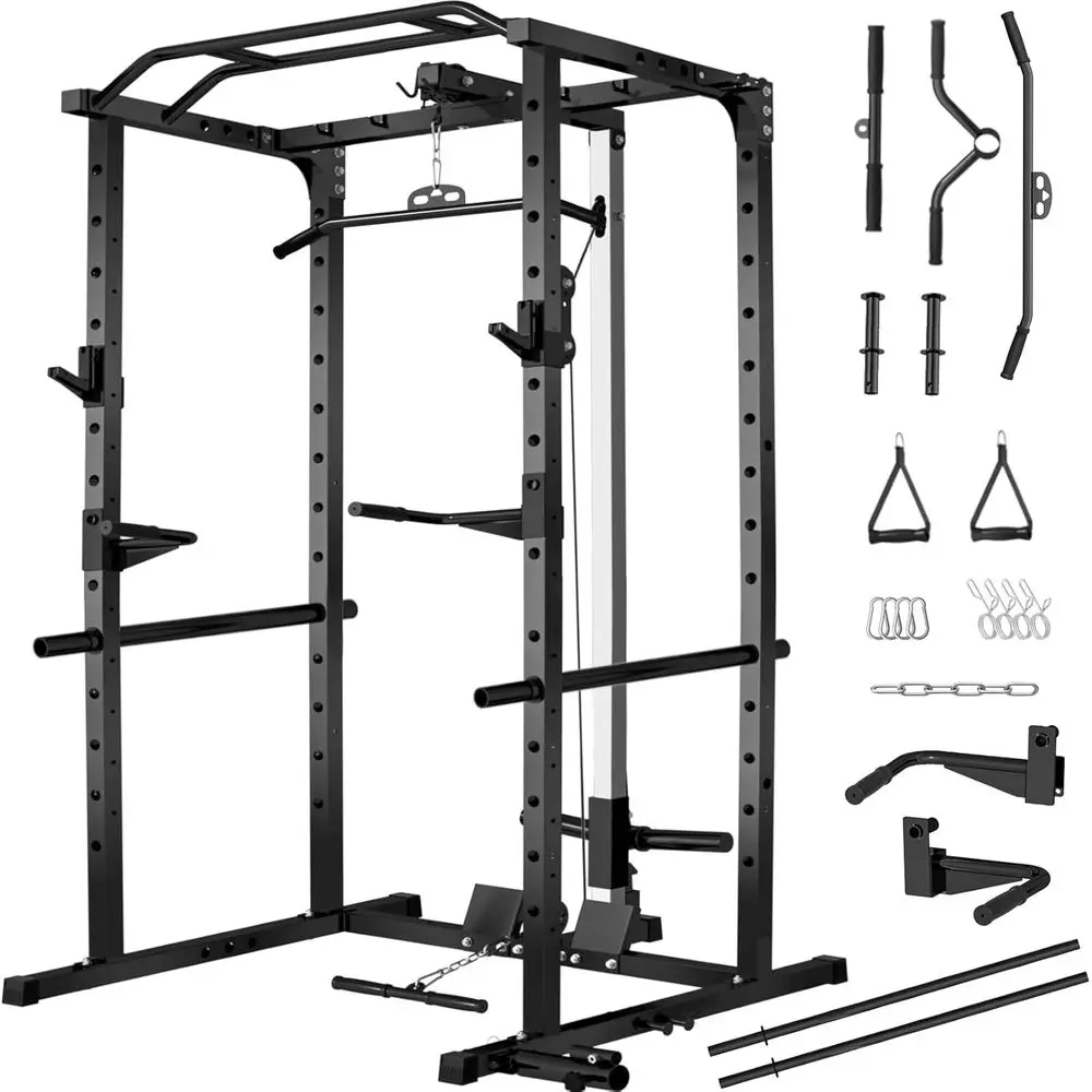 2000LBS 용량의 파워 랙(라트 풀다운, 다기능 케 - Lat Pulldown Bar 리뷰 및 가격