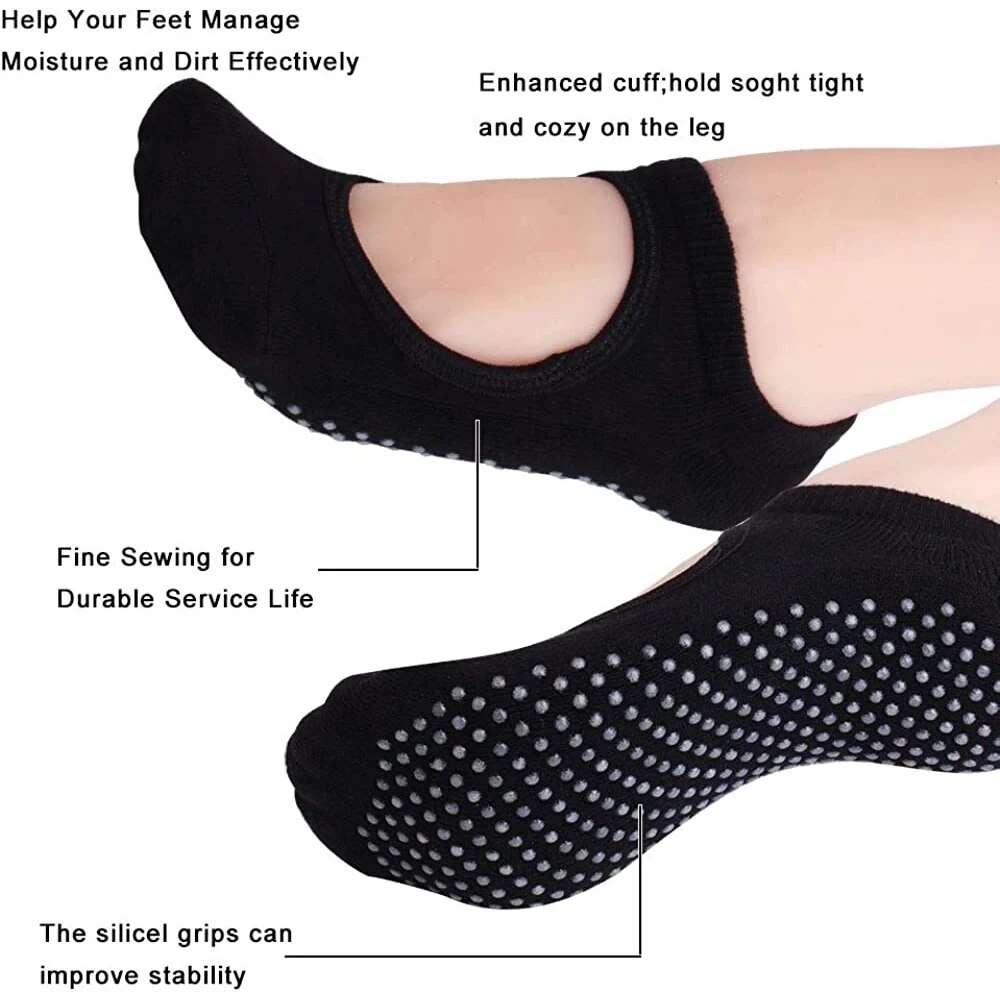 고품질 여성 요가 양말 미끄럼 방지 통기성 등받이 필라 - Ankle Weights 리뷰 및 가격