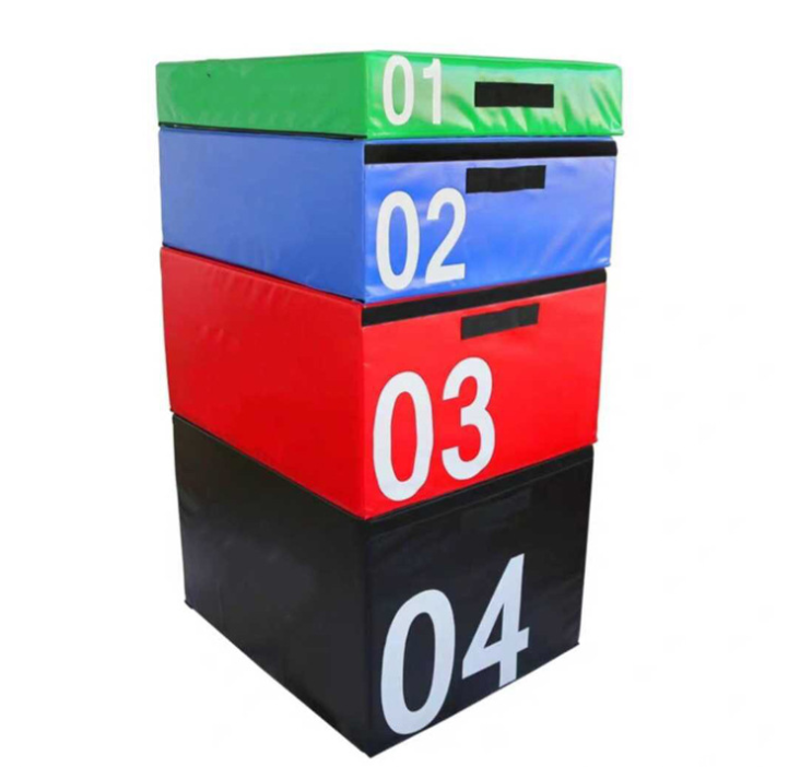 헬스장용 PU 가죽 점프 박스 소프트 폼 점프 플라이오 - Plyo Jump Box 리뷰 및 가격