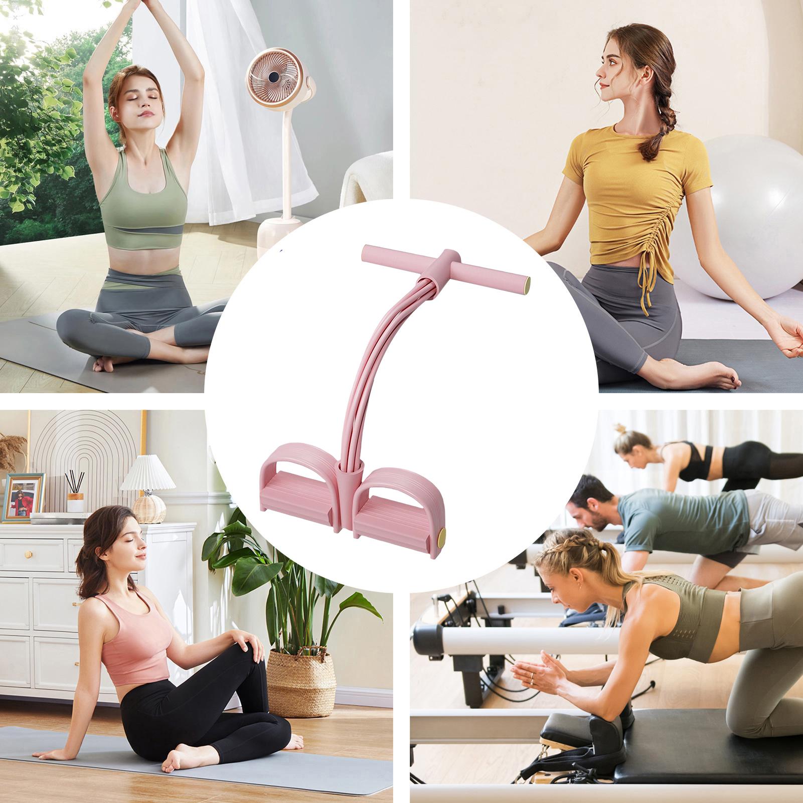 페달 풀러 6튜브 탄성 운동 풀 로프 핸들 포함 홈짐, - Yoga Fitness Hotel 리뷰 및 가격