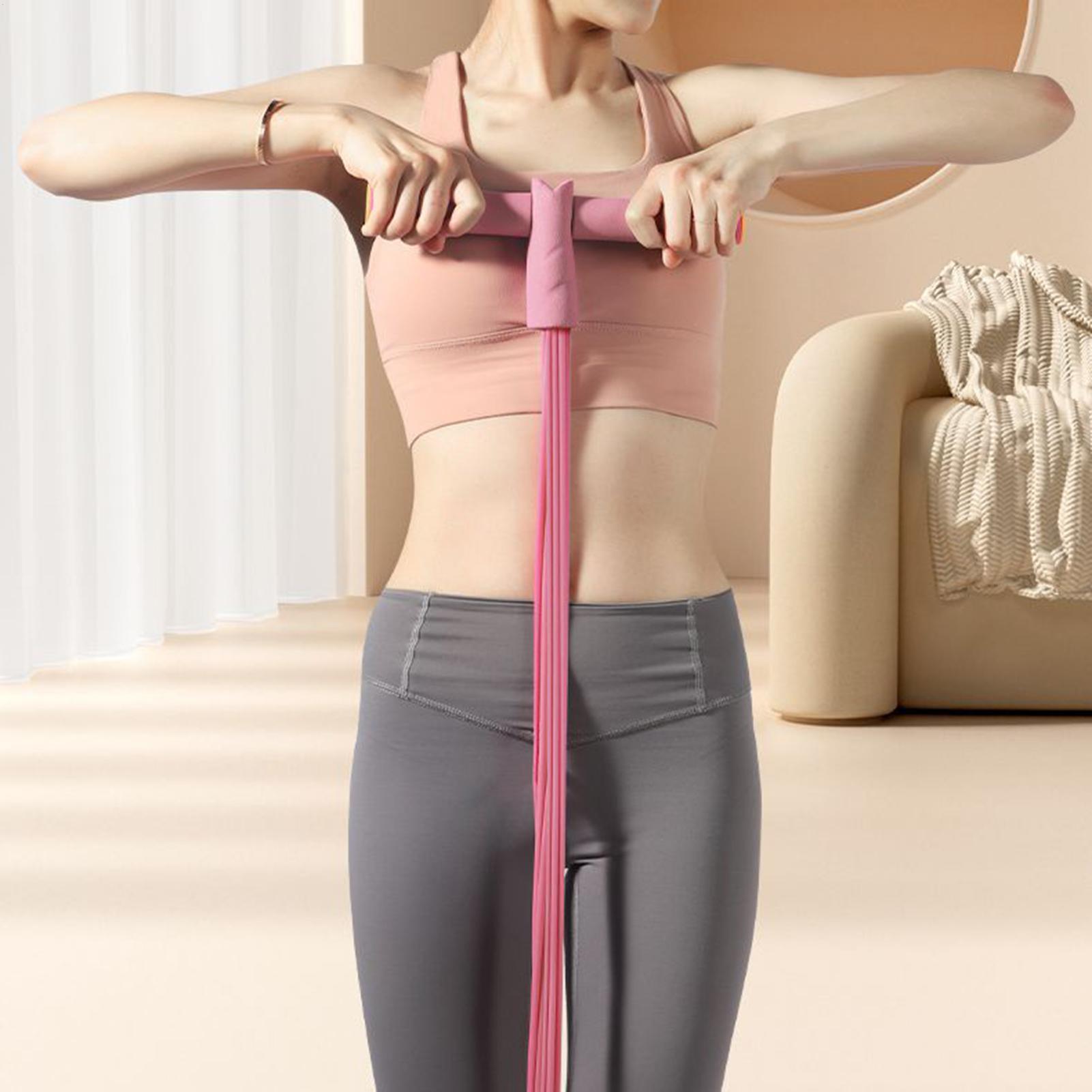 페달 풀러 6튜브 탄성 운동 풀 로프 핸들 포함 홈짐, - Yoga Fitness Hotel 리뷰 및 가격