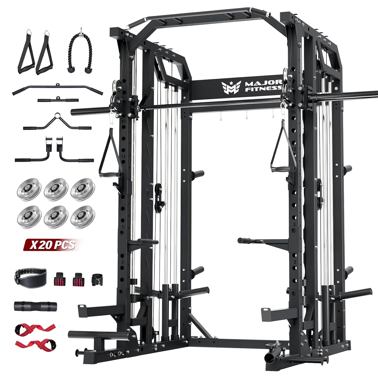 스미스 머신 홈짐 스쿼트 랙 풀리 바 듀얼 랫 풀다운  - Lat Pulldown Bar 리뷰 및 가격