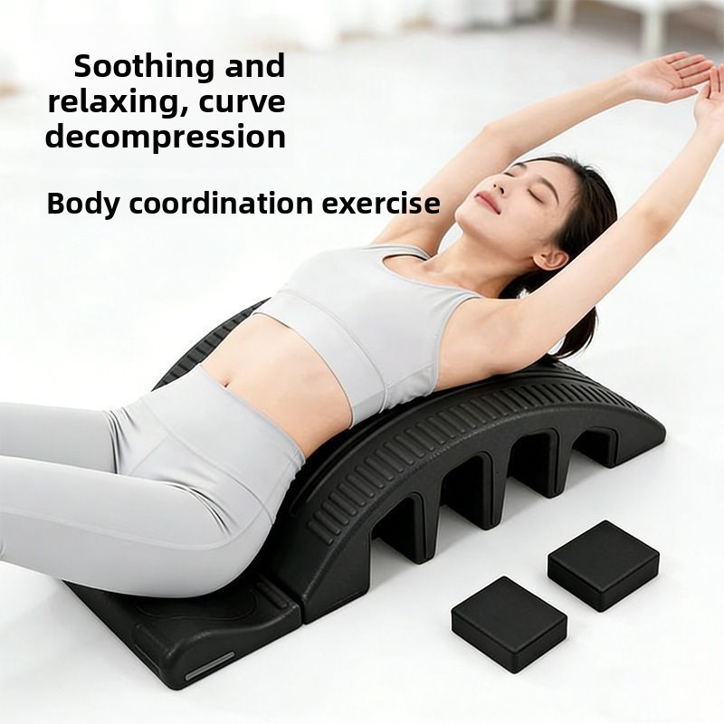 업그레이드된 필라테스 척추 교정기, 요추 스트레칭, 요 - Yoga Fitness Exercises 리뷰 및 가격